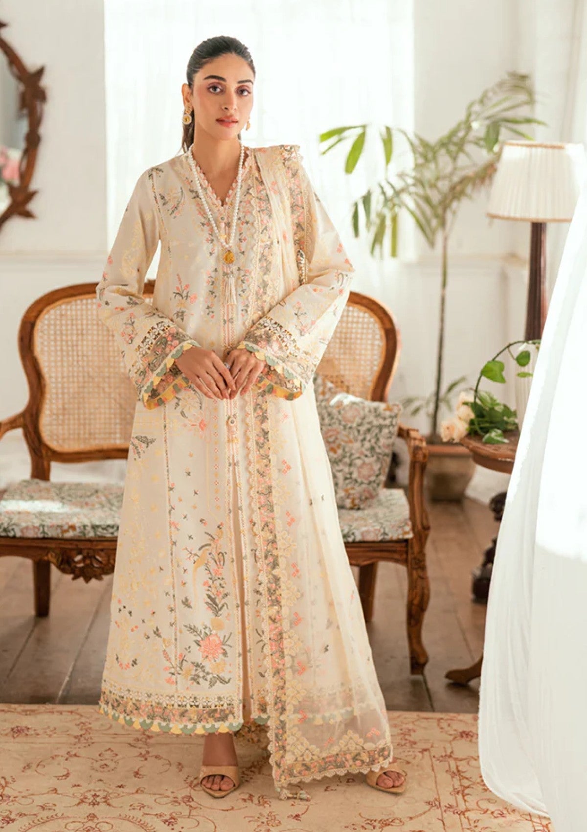 Qalamkar SB#01 Rina Lawn Luxury Eid Edit 25