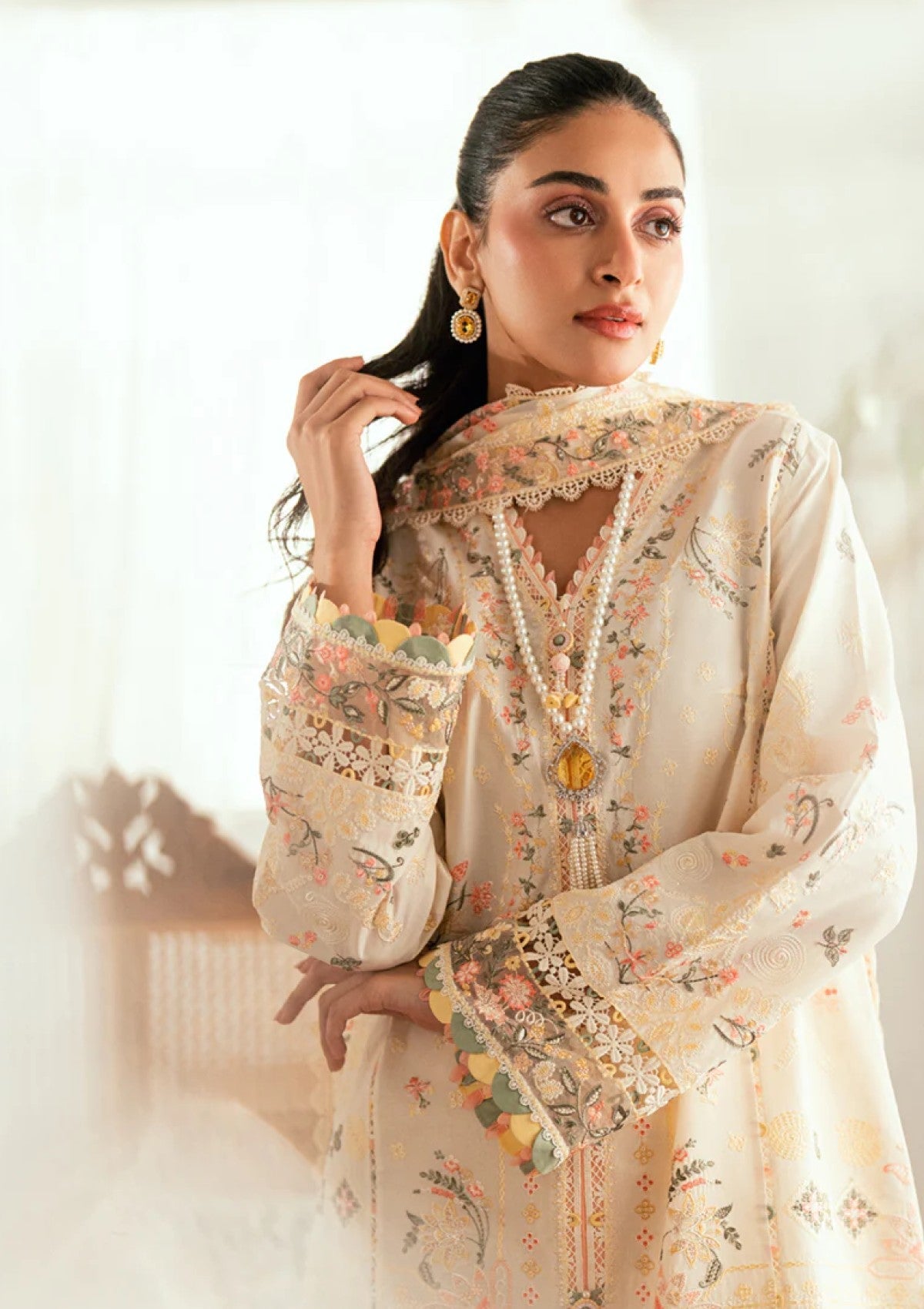 Qalamkar SB#01 Rina Lawn Luxury Eid Edit 25