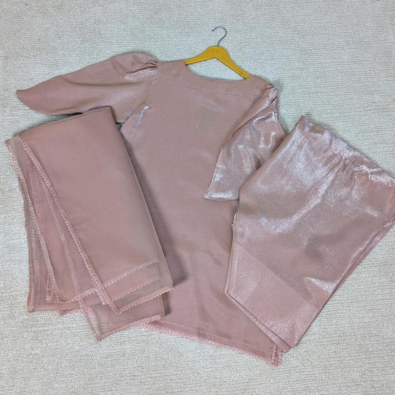 Amna Khurram Zimal-Aug14 Peach Ready to wear