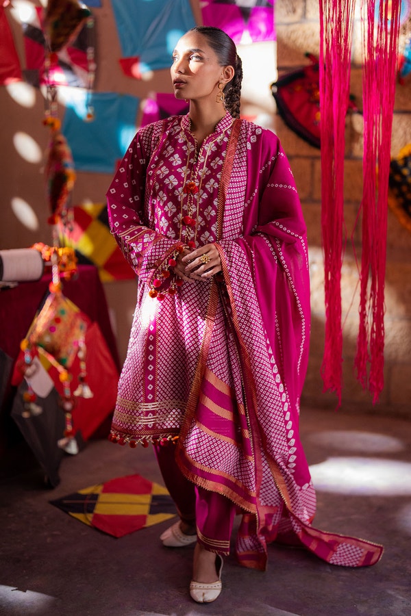 Gulahmed CL-52401 A 3 Piece Unstitched Printed Lawn Suit