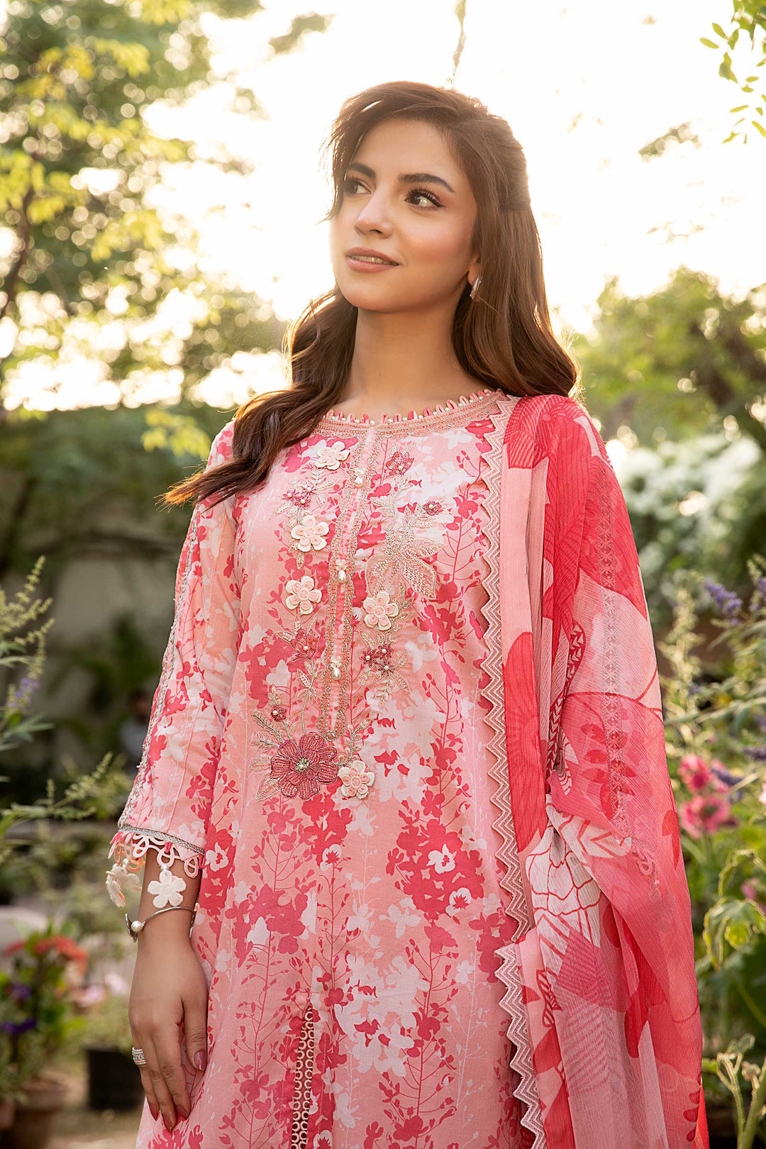 M.Basic by Maria B Unstitched 3 Piece Eid II Lawn Collection'2025-MB-910-B