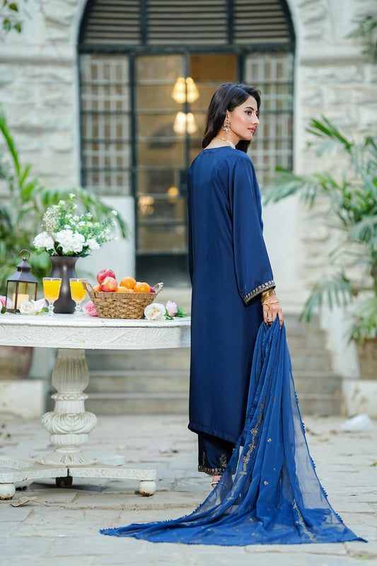 Amna Khurram D-08 Ready to wear Silk Collection