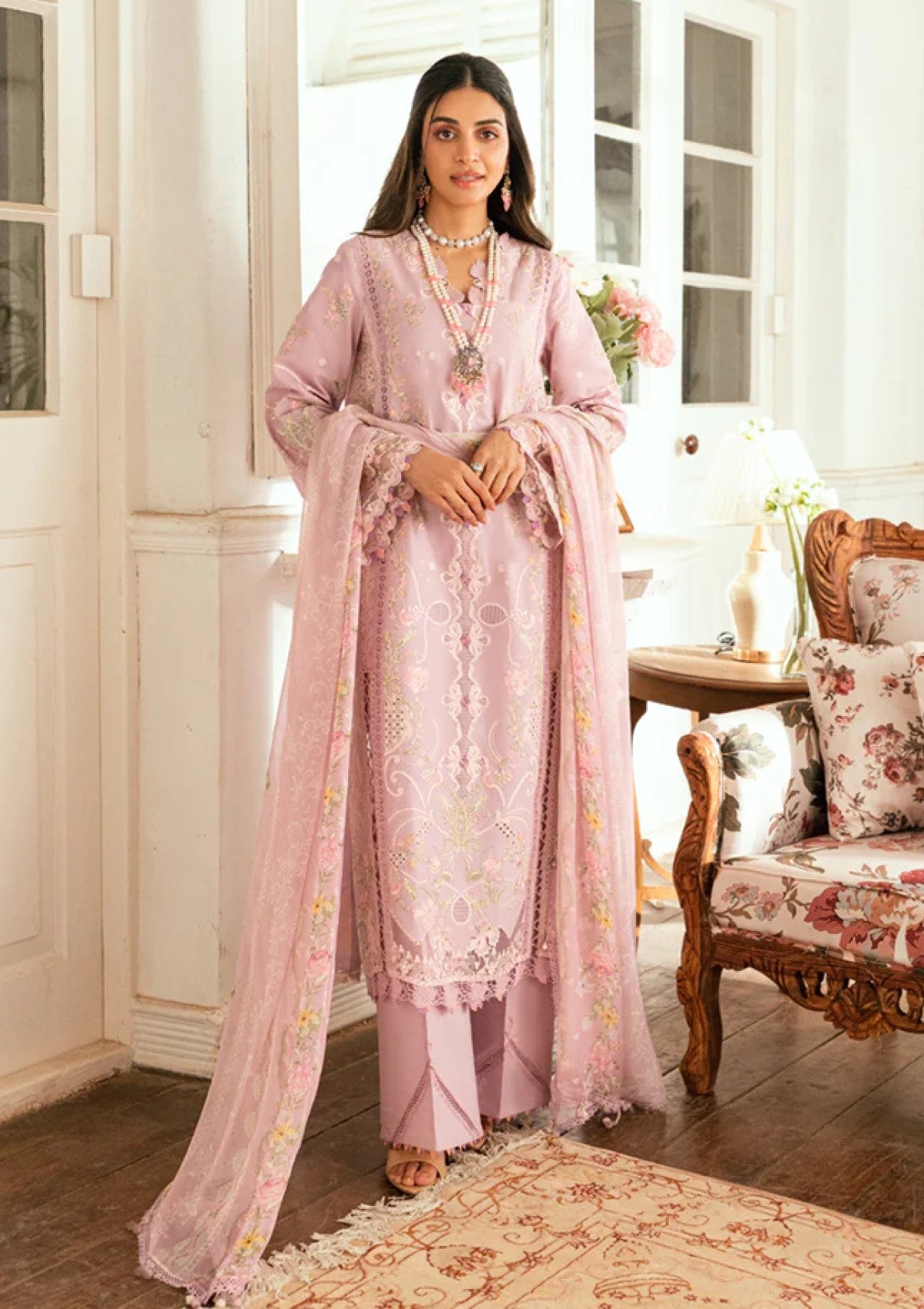 Qalamkar SB#06 Komal Lawn Luxury Eid Edit 25