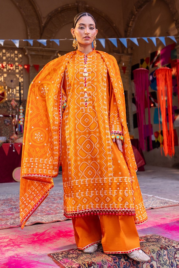 Gulahmed CL-52399 A 3 Piece Unstitched Printed Lawn Suit