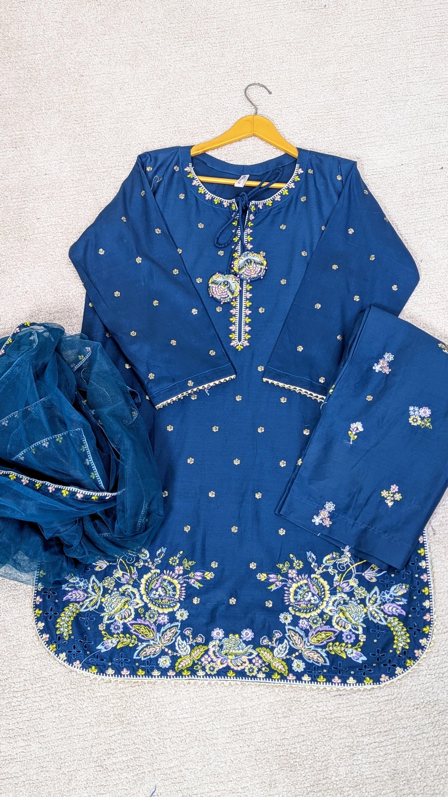 Amna Khurram Saima-Aug04 Blue Ready to wear