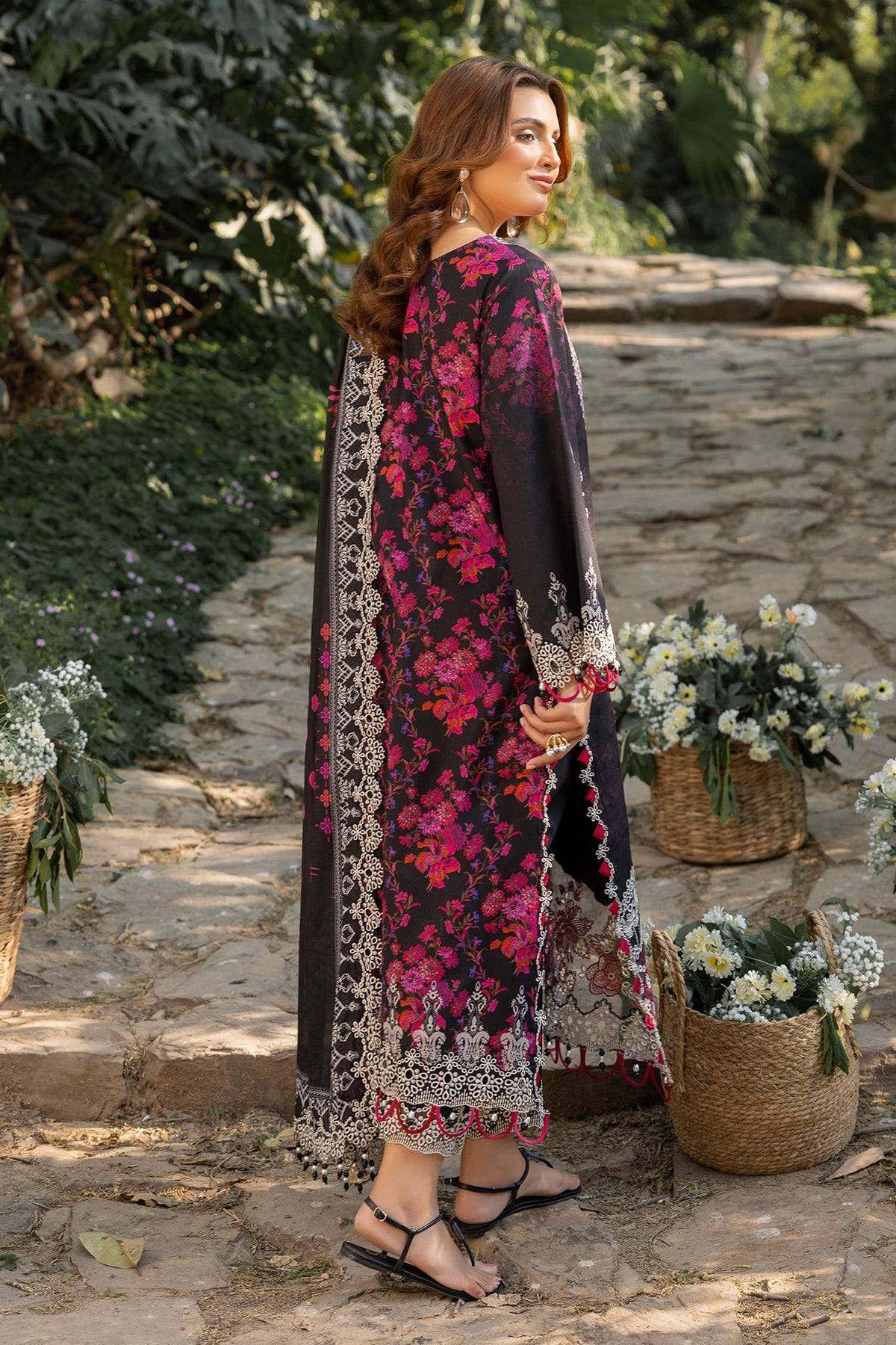Charizma CRN5-08 3-PC Unstitched Embroidered Lawn Collection
