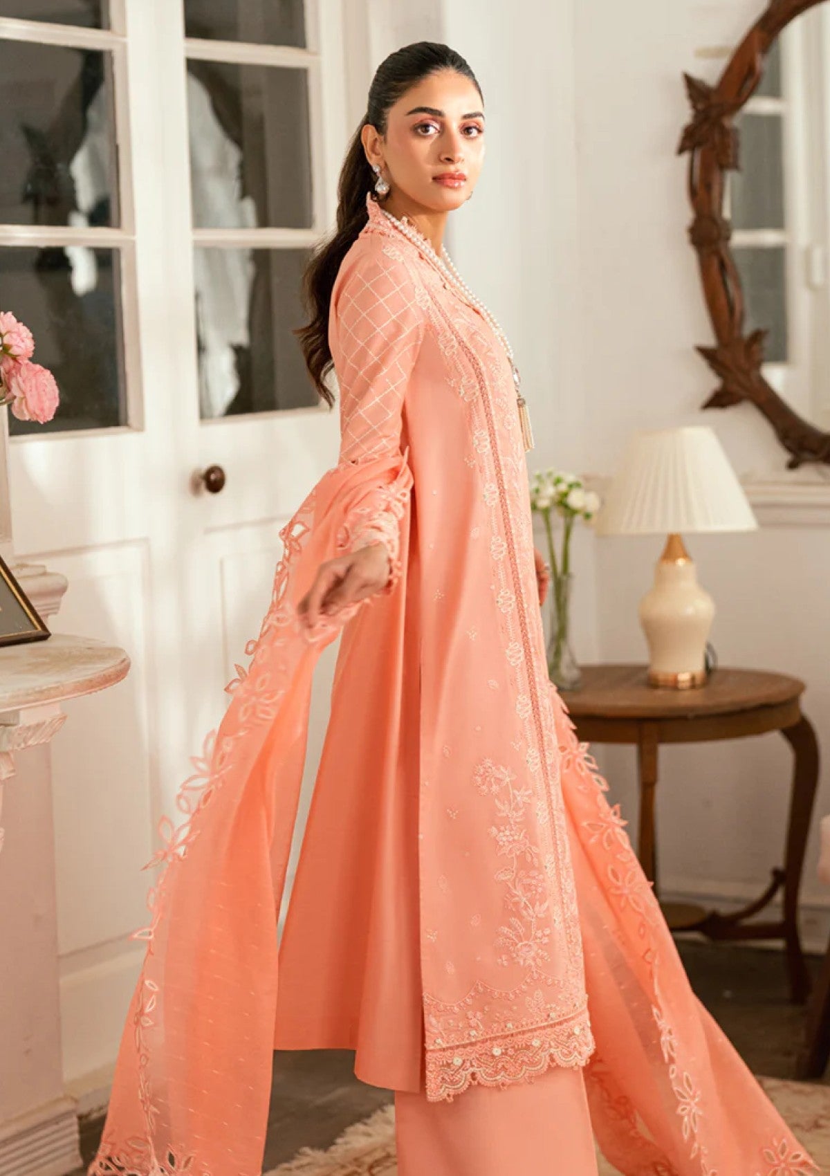 Qalamkar SB#12 Jafa Lawn Luxury Eid Edit 25