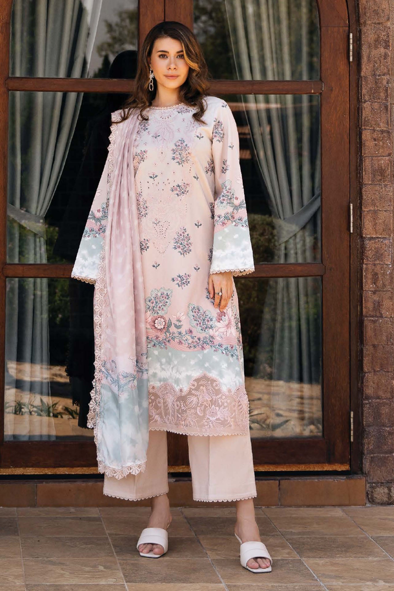 Afrozeh 01-B-Seraphina DAMASK the Holiday Edit 2025