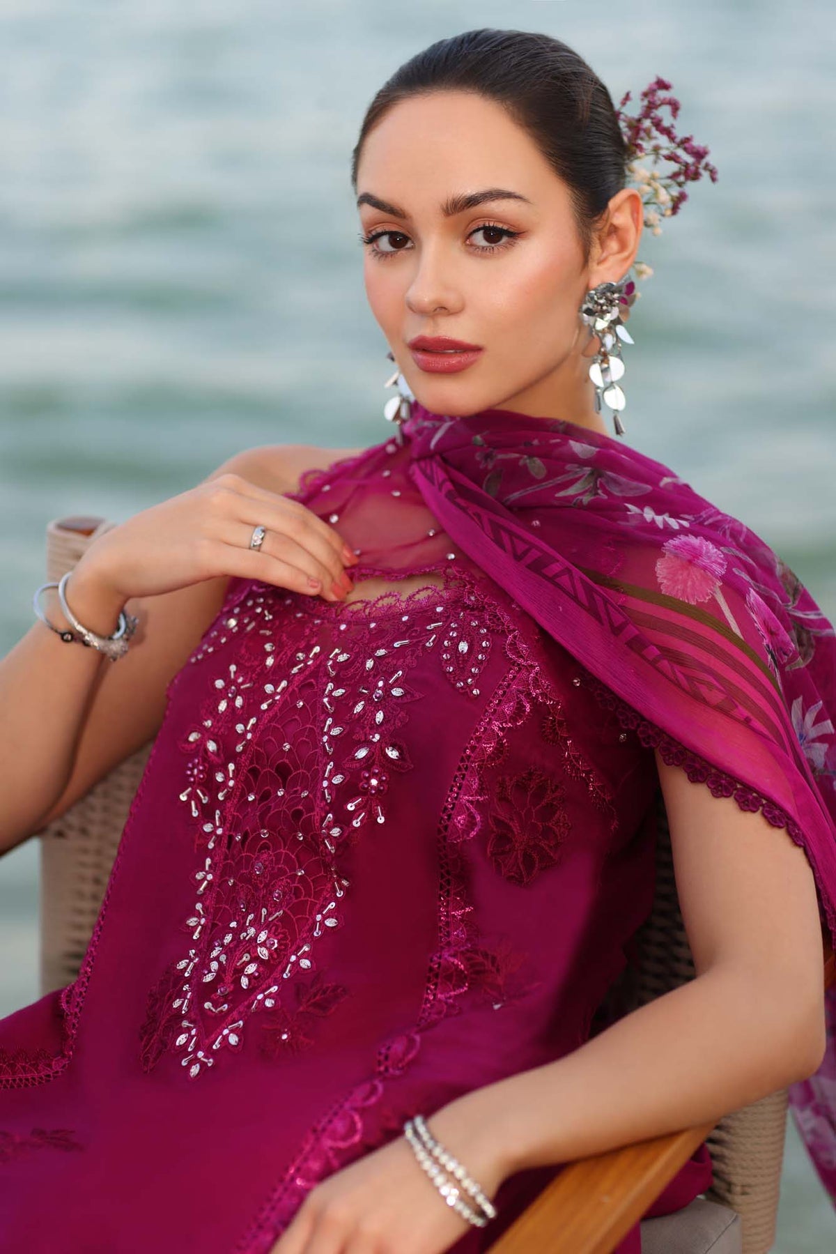 Saadia Asad 09A Eid Handwork Laserkari 25'