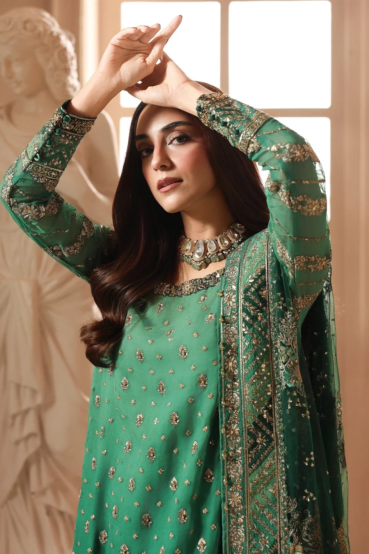 Charizma Dastan-e-Jashan Luxury Chiffon Vol-01 | 3-Piece Unstitched Suite (DJW6-03)