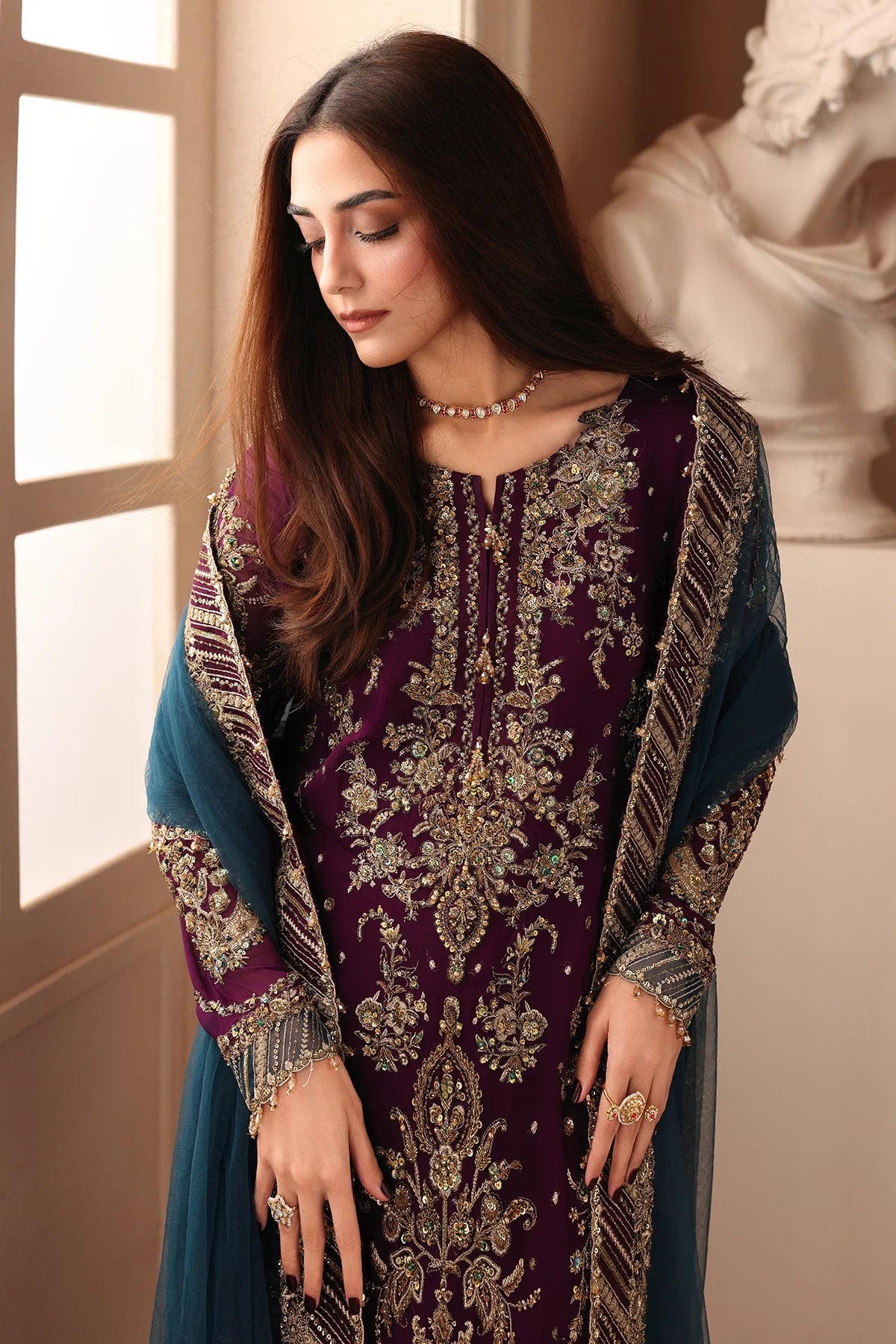 Charizma Dastan-e-Jashan Luxury Chiffon Vol-01 | 3-Piece Unstitched Suite (DJW6-01)