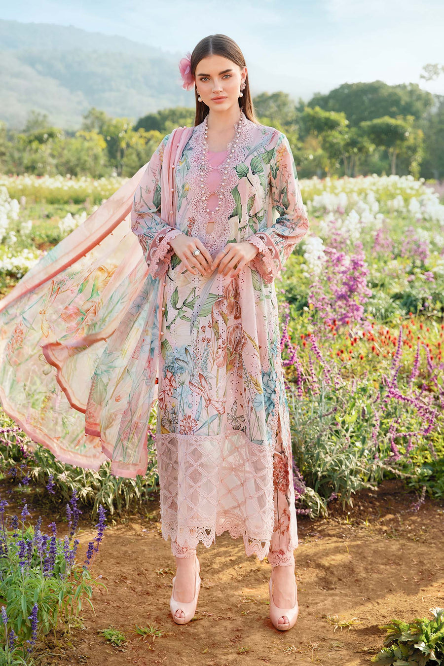 Maria B Mprint 02A Lawn Collection 25'
