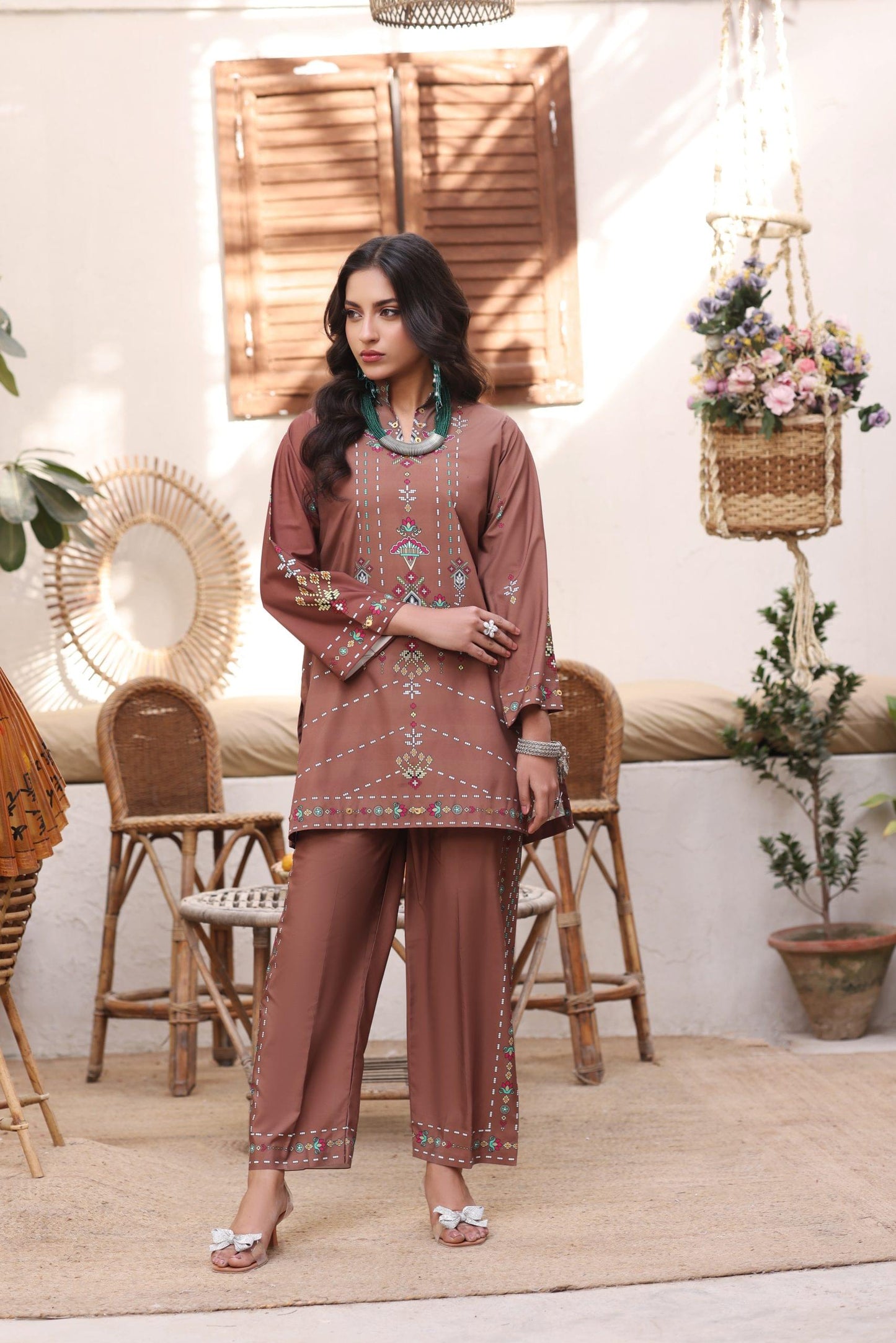 Meyarah Printed Sets 3 Piece Stitched Suit (Mehere)