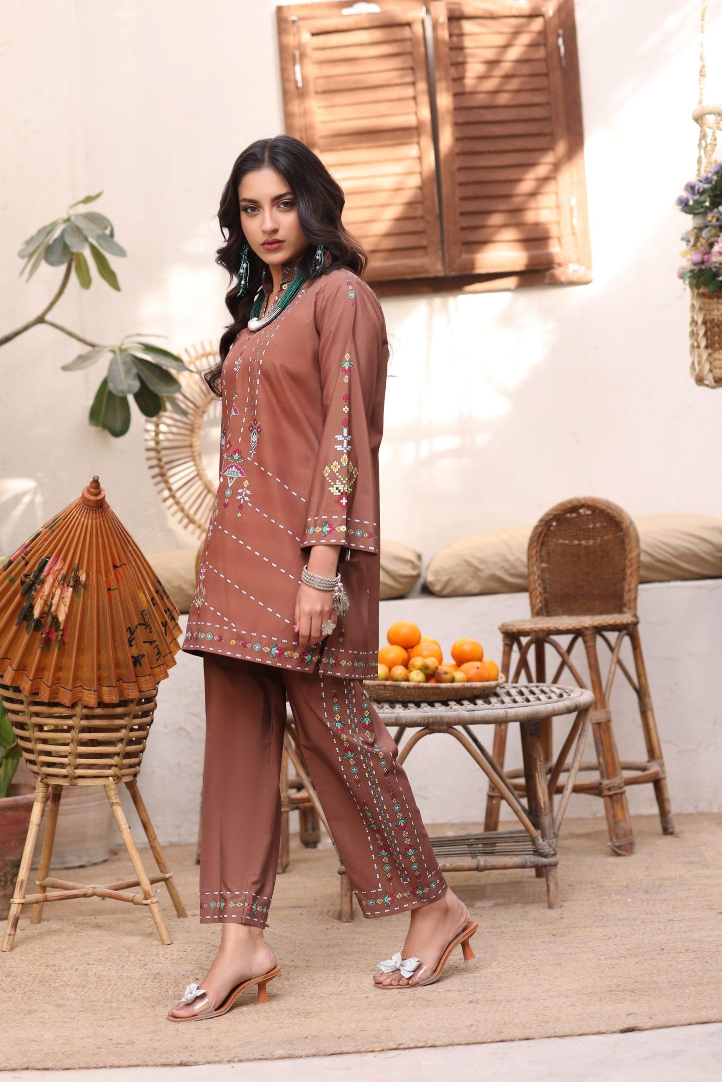 Meyarah Printed Sets 3 Piece Stitched Suit (Mehere)