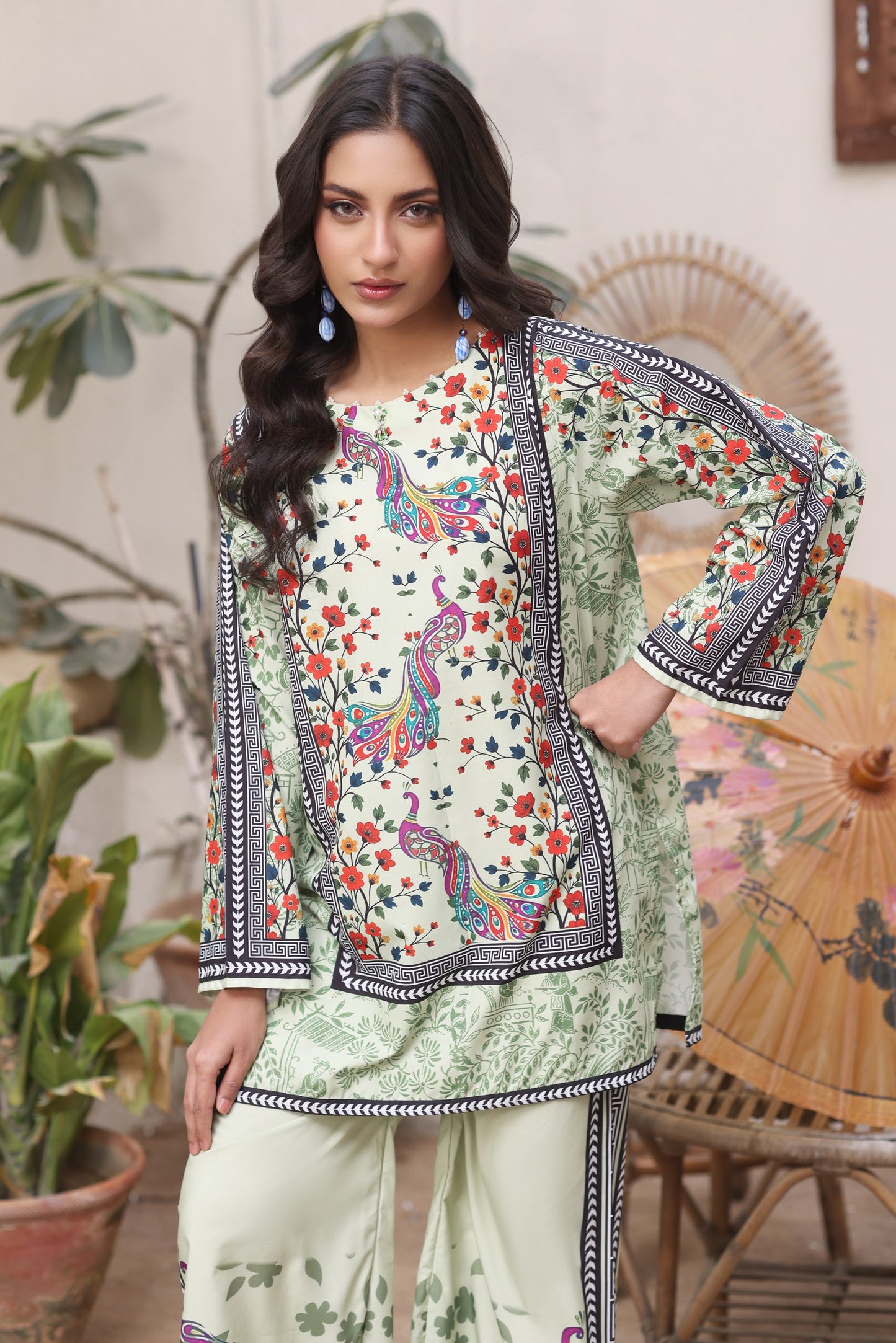 Meyarah Printed Sets 3 Piece Stitched Suit (Lume)
