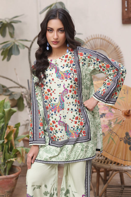 Meyarah Printed Sets 3 Piece Stitched Suit (Lume)