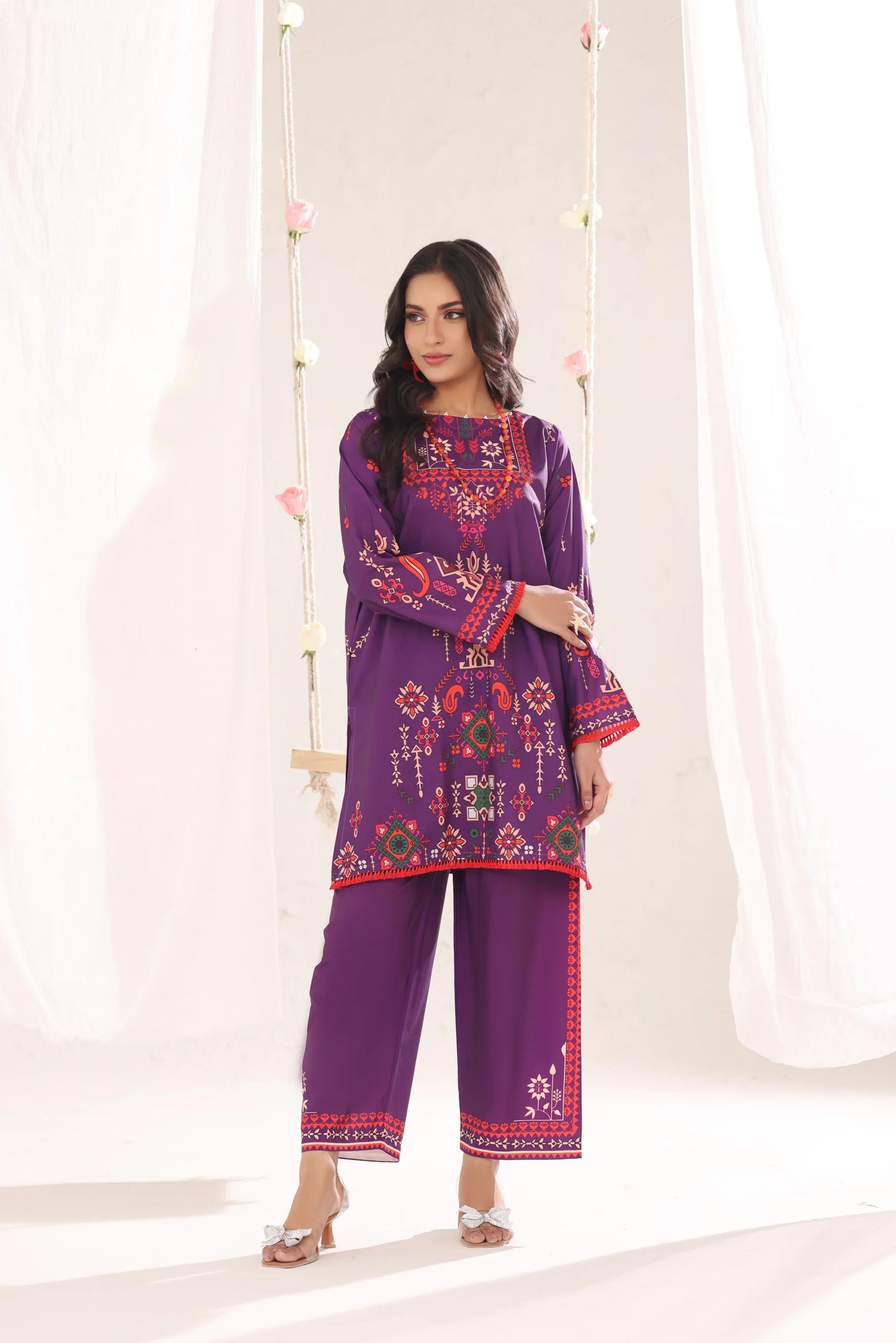 Meyarah Printed Sets 3 Piece Stitched Suit (Zahel)