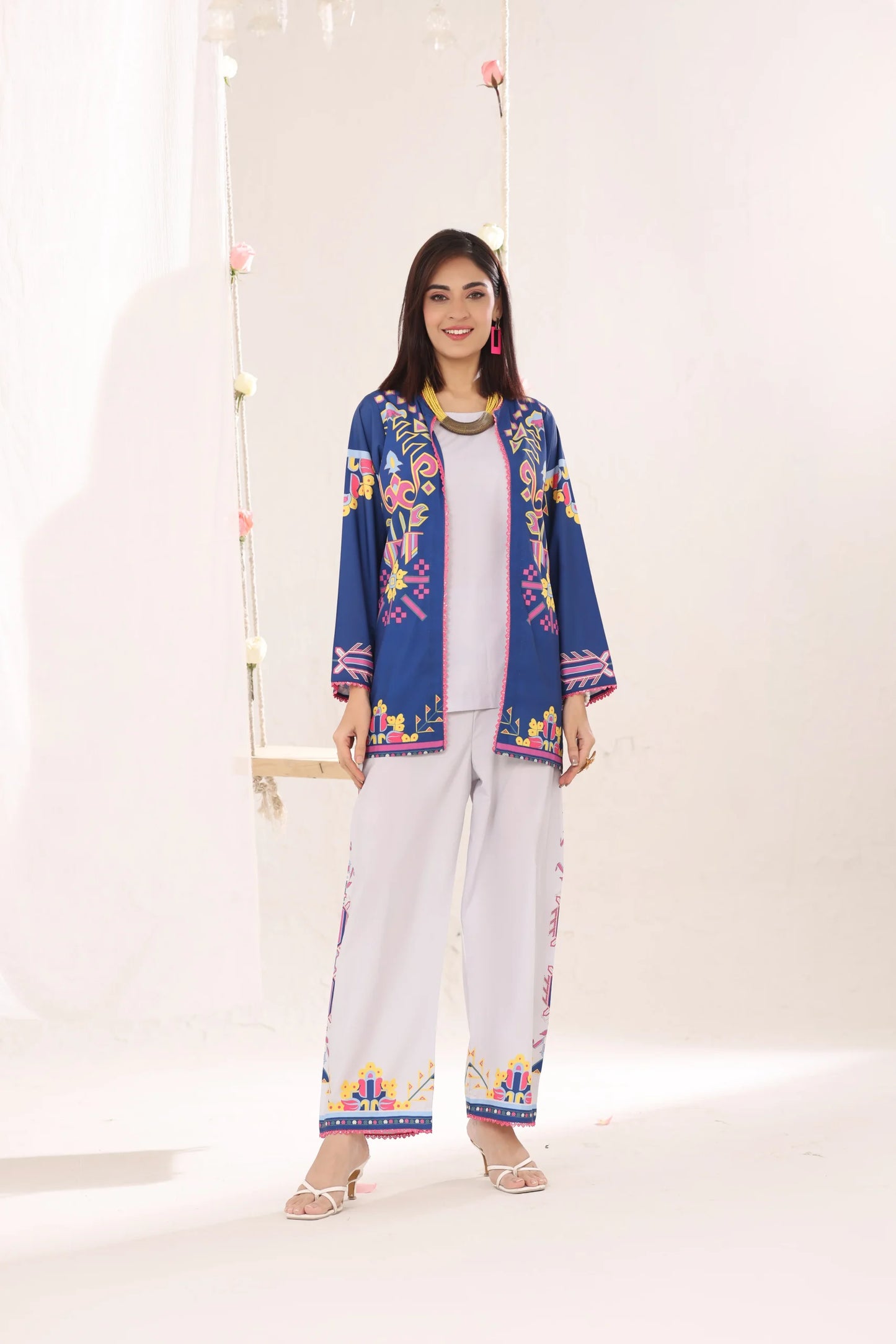 Meyarah Printed Sets 3 Piece Stitched Suit (Nash)