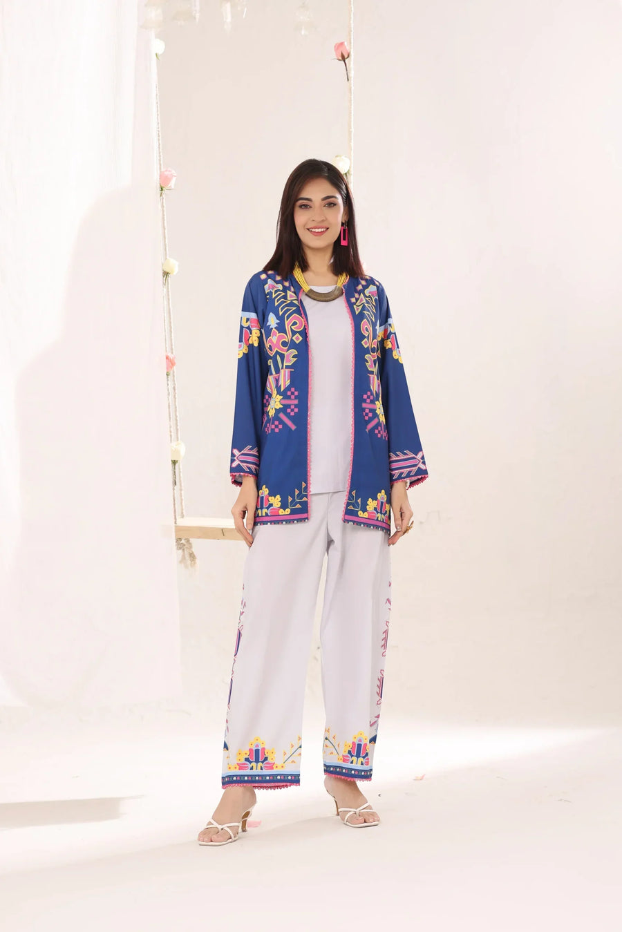 Meyarah Printed Sets 3 Piece Stitched Suit (Nash)