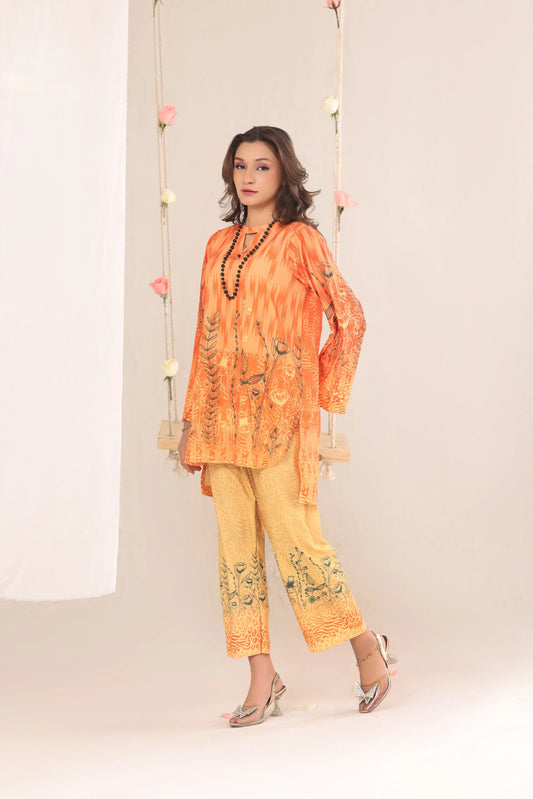 Meyarah Printed Sets 3 Piece Stitched Suit (Soraya)