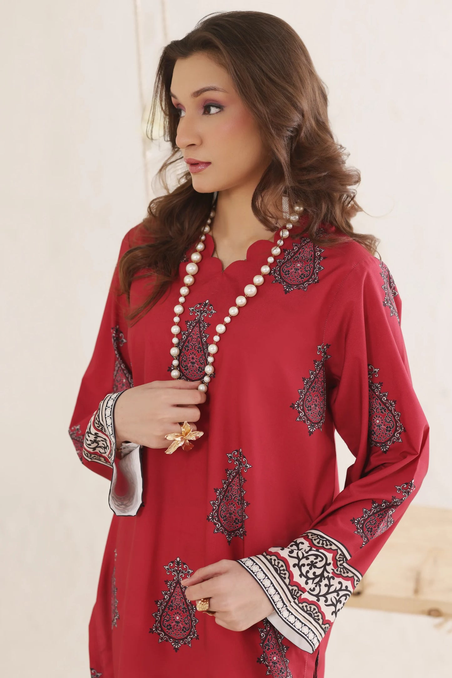 Meyarah Printed Sets 3 Piece Stitched Suit (Zahara)