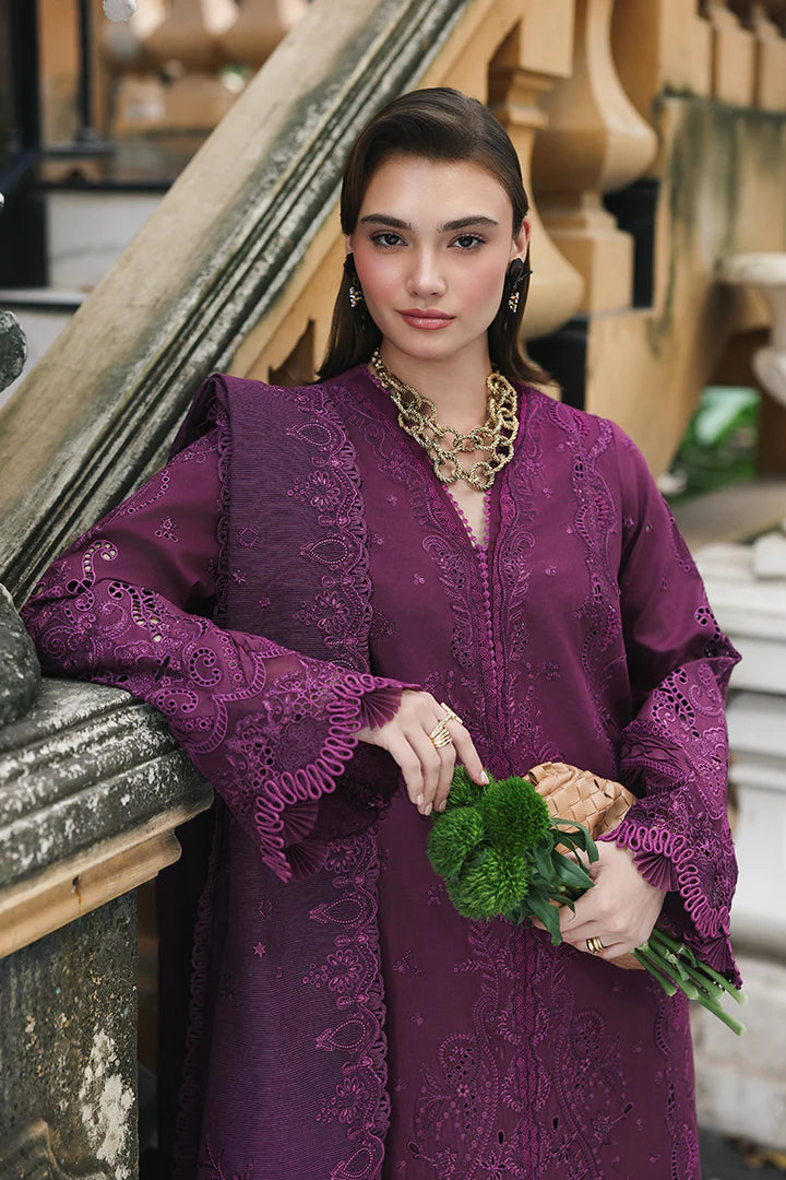 QLINE by QALAMKAR – LIORA | Chikankari Embroidered Lawn Unstitched 3-Piece Suit