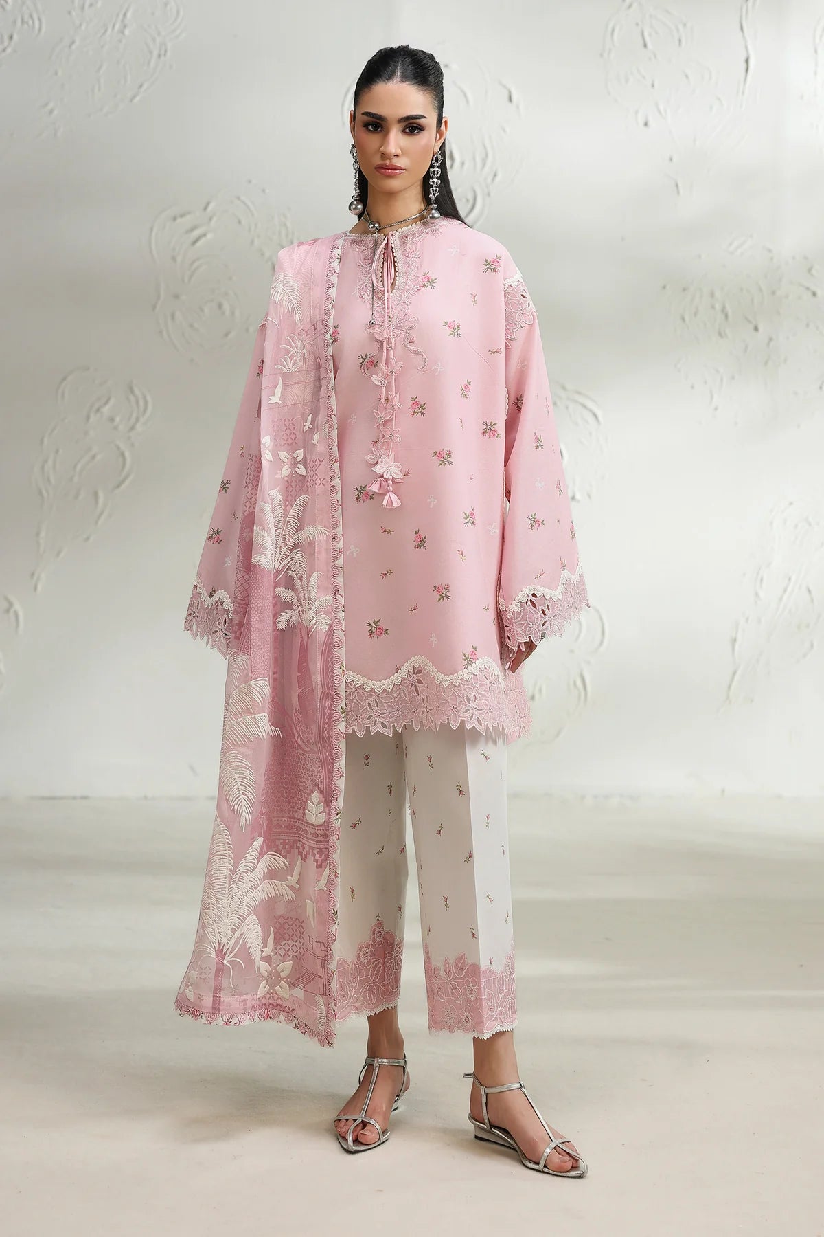 Qalamkar Qprints Digital Printed Unstitched 3 Piece Suit (Rimah)