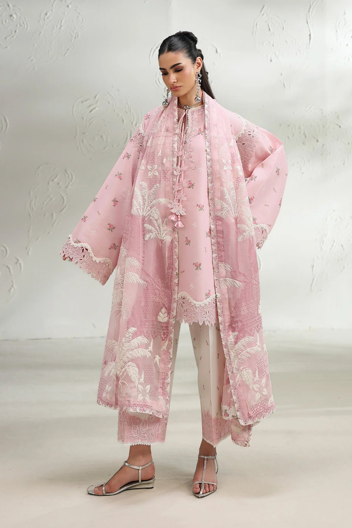 Qalamkar Qprints Digital Printed Unstitched 3 Piece Suit (Rimah)