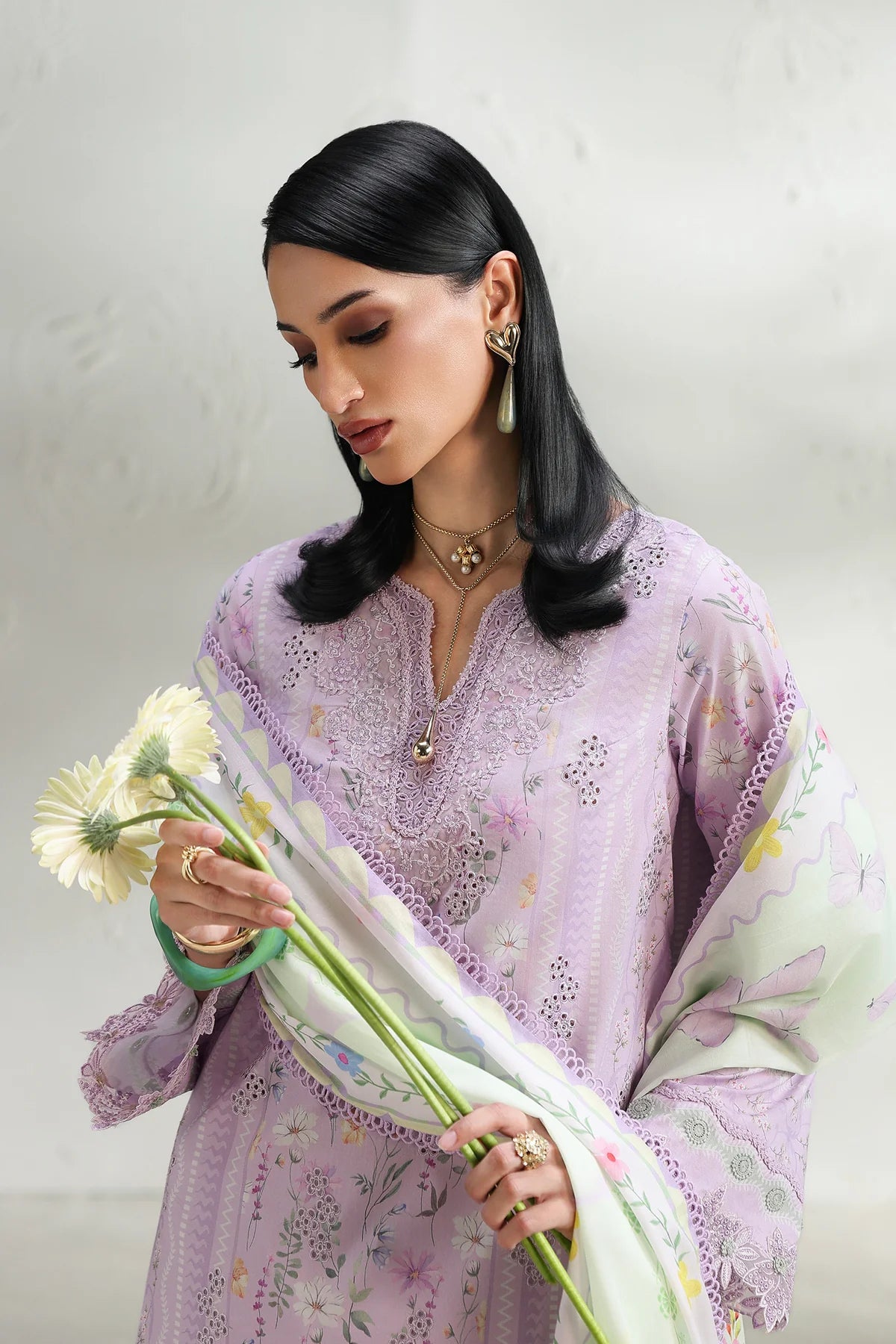 Qalamkar Qprints Digital Printed Unstitched 3 Piece Suit (Elsie)