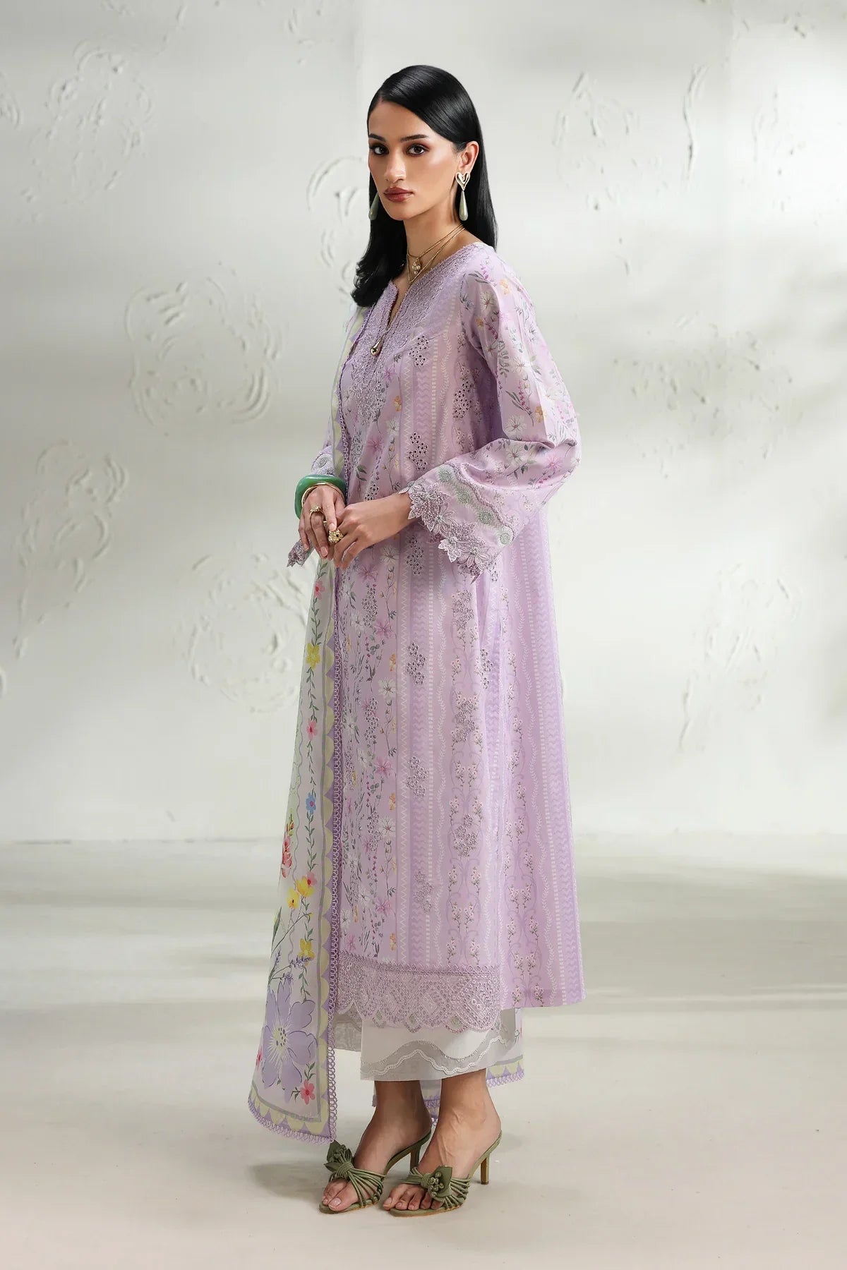 Qalamkar Qprints Digital Printed Unstitched 3 Piece Suit (Elsie)