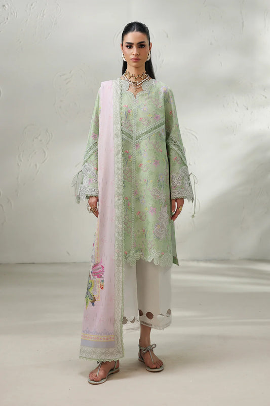 Qalamkar Qprints Digital Printed Unstitched 3 Piece Suit (Talya)