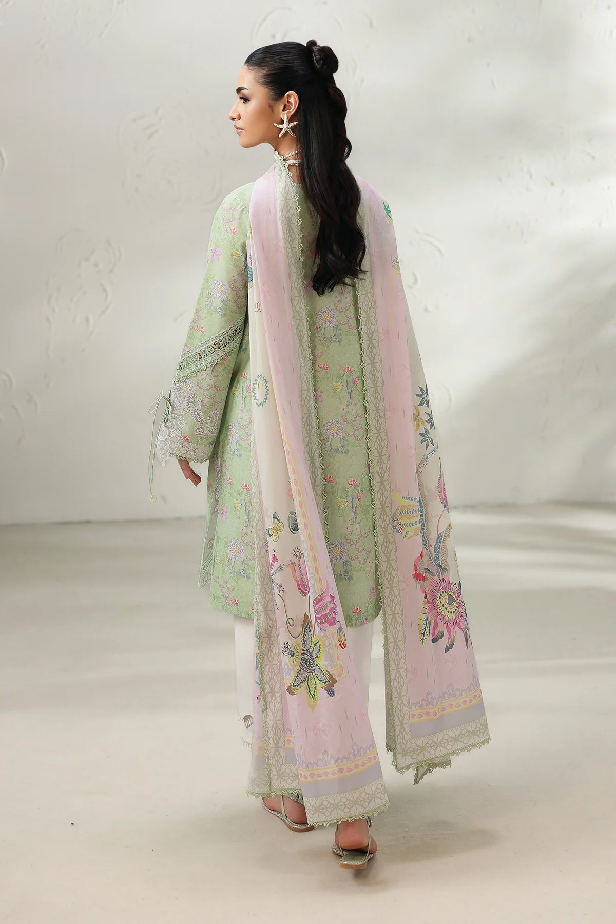 Qalamkar Qprints Digital Printed Unstitched 3 Piece Suit (Talya)