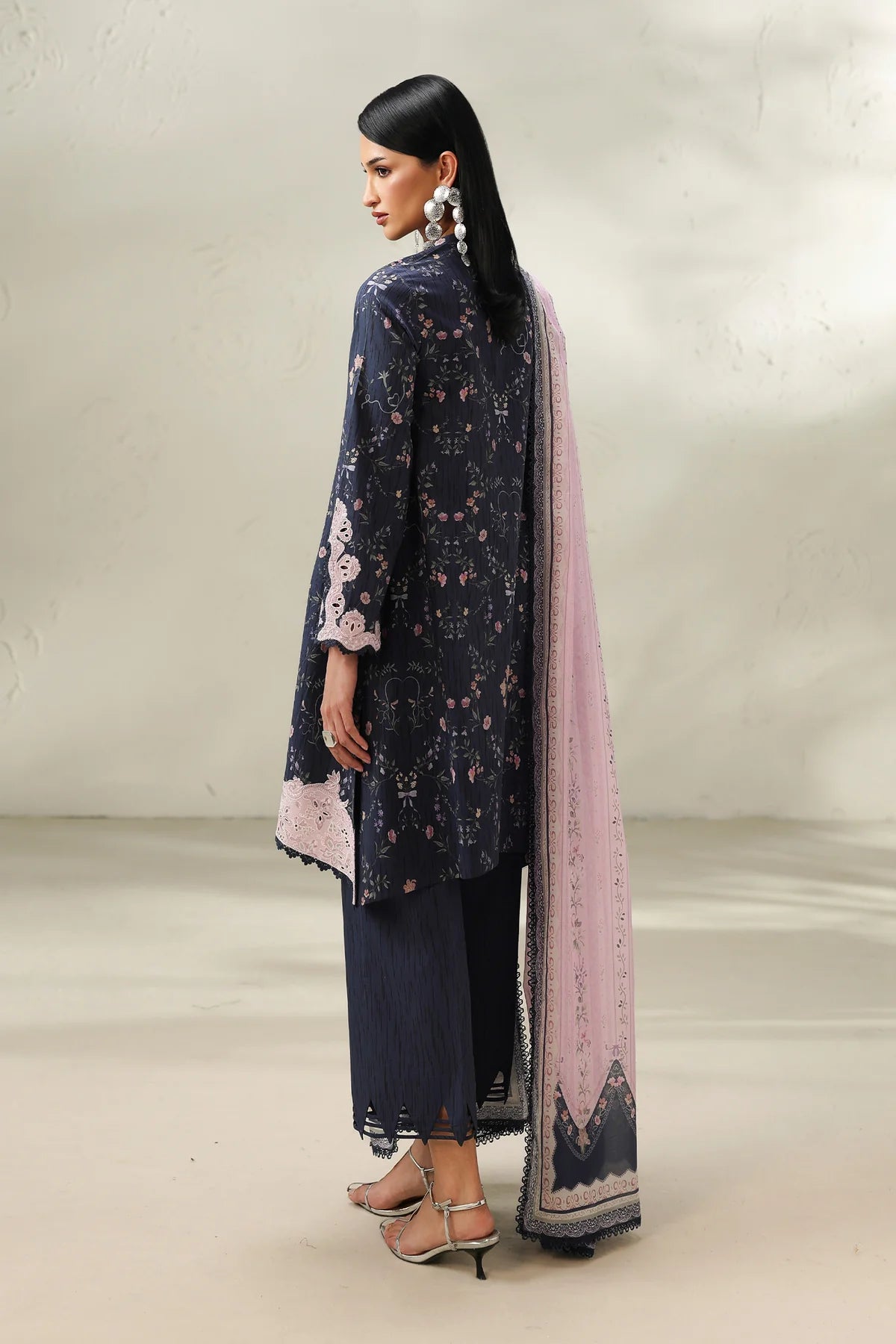 Qalamkar Qprints Digital Printed Unstitched 3 Piece Suit (Zeena)