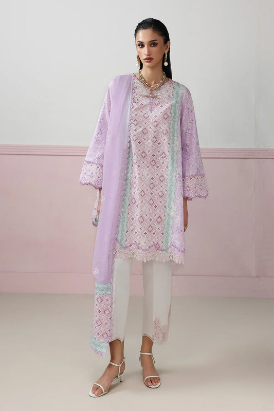 Qalamkar Qprints Digital Printed Unstitched 3 Piece Suit (Josee)