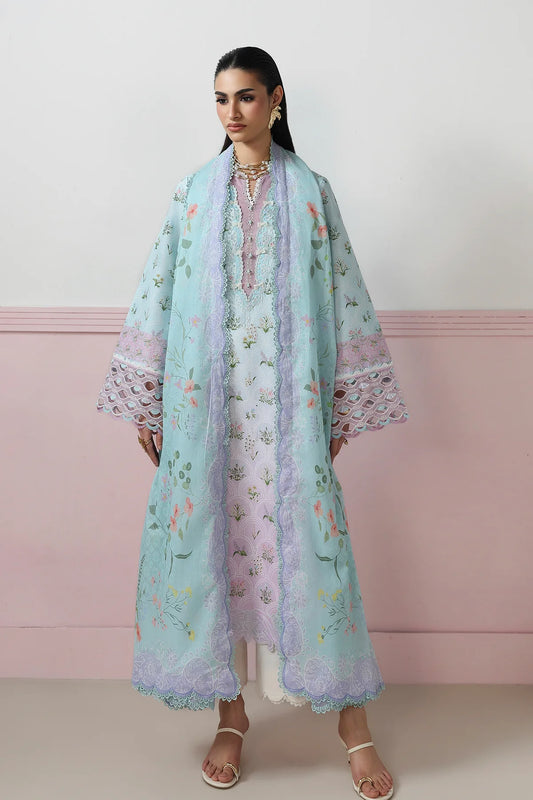 Qalamkar Qprints Digital Printed Unstitched 3 Piece Suit (Arden)