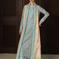 Qalamkar Qprints Digital Printed Stitched 3 Piece Suit (Nazia)