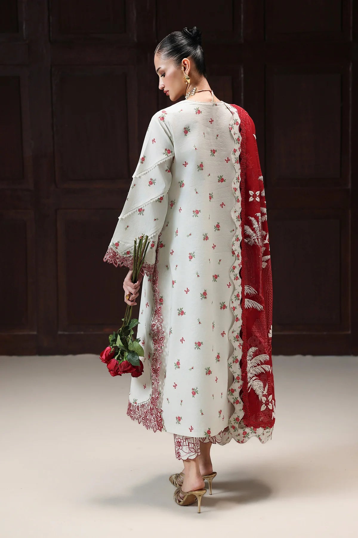 Qalamkar Qprints Digital Printed Unstitched 3 Piece Suit (Hania)