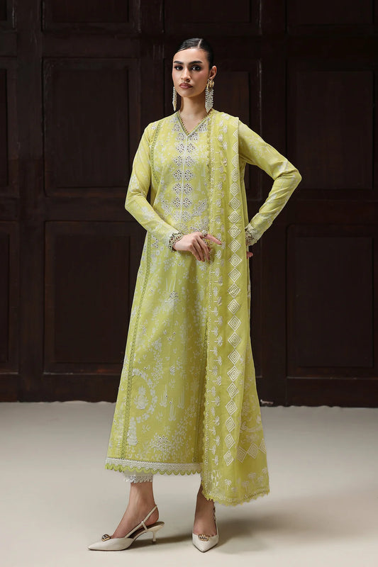 Qalamkar Qprints Digital Printed Unstitched 3 Piece Suit (Zohra)