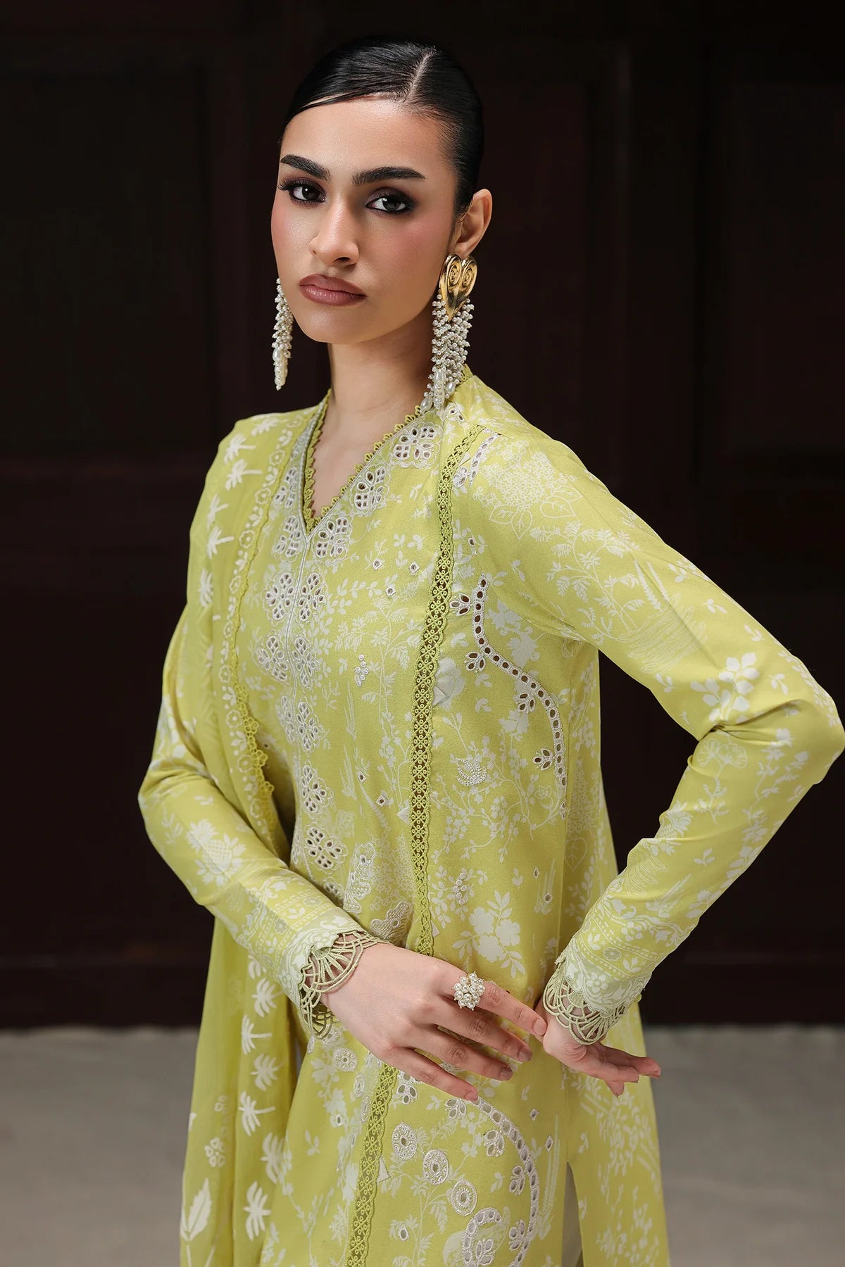 Qalamkar Qprints Digital Printed Unstitched 3 Piece Suit (Zohra)