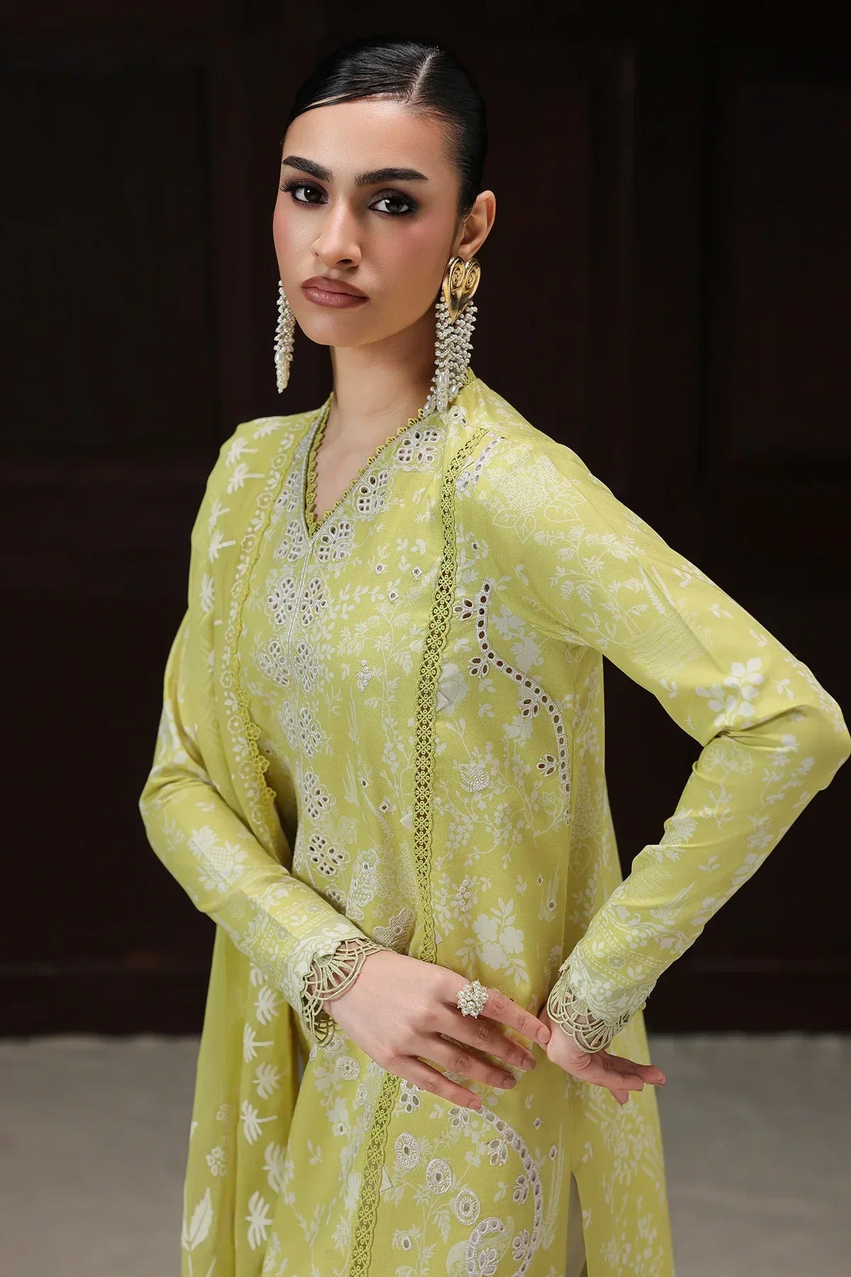 Qalamkar Qprints Digital Printed Unstitched 3 Piece Suit (Zohra)