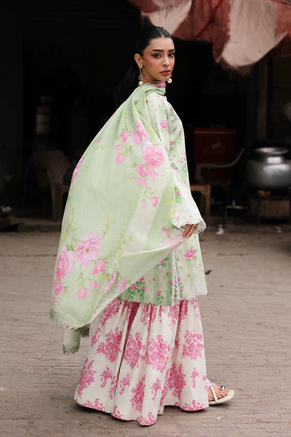 NISSA Floral Symphony – Embroidered & Printed Lawn Suit by Rajbari (Unstitched) 08