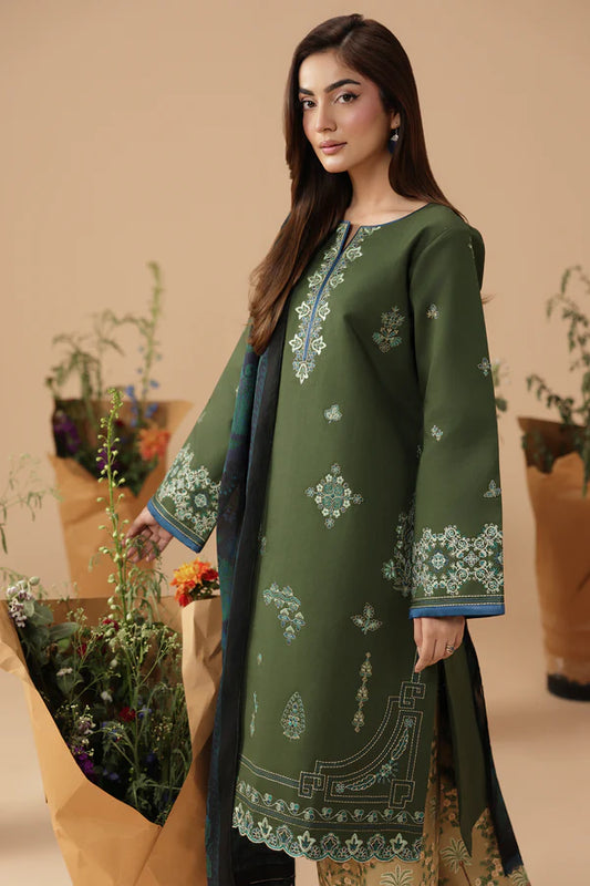 RajBari Jahaan Embroidered Lawn 3 Piece Unstitched Suit (07)