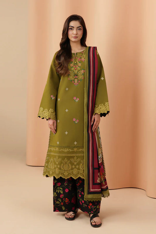 RajBari Jahaan Embroidered Lawn 3 Piece Unstitched Suit (10)