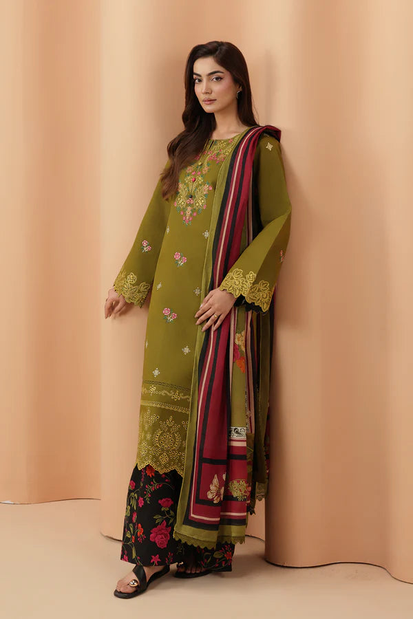 RajBari Jahaan Embroidered Lawn 3 Piece Unstitched Suit (10)