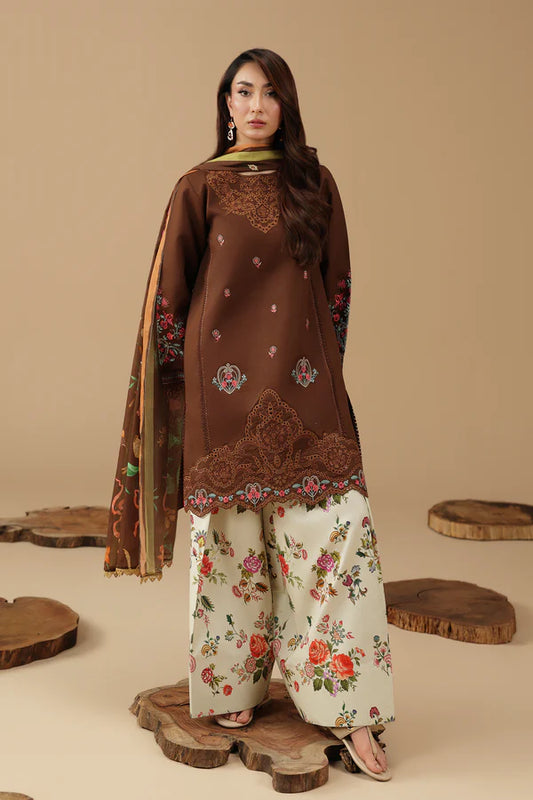 RajBari Jahaan Embroidered Lawn 3 Piece Unstitched Suit (04)