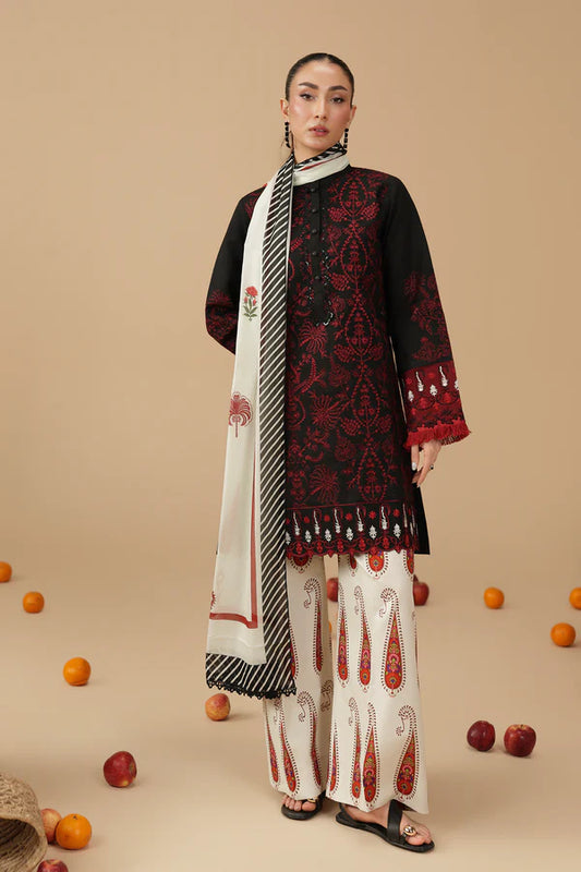 RajBari Jahaan Embroidered Lawn 3 Piece Unstitched Suit (02)