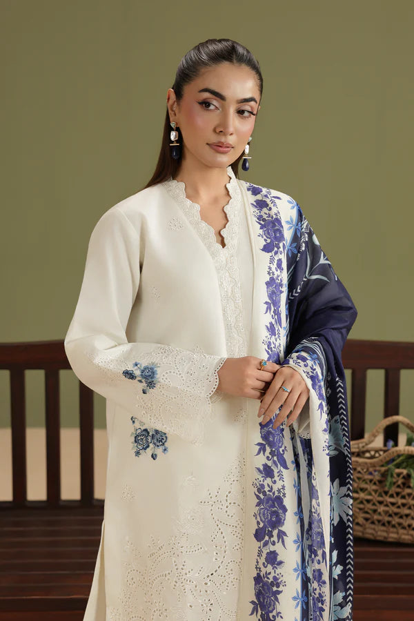 RajBari Jahaan Embroidered Lawn 3 Piece Unstitched Suit (05)