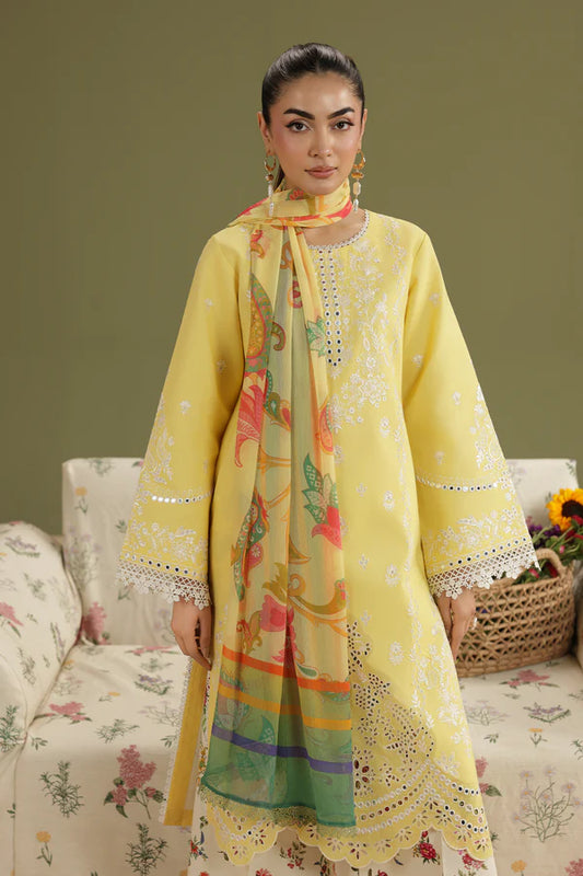 RajBari Jahaan Embroidered Lawn 3 Piece Unstitched Suit (03)