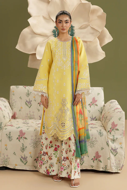 RajBari Jahaan Embroidered Lawn 3 Piece Unstitched Suit (03)
