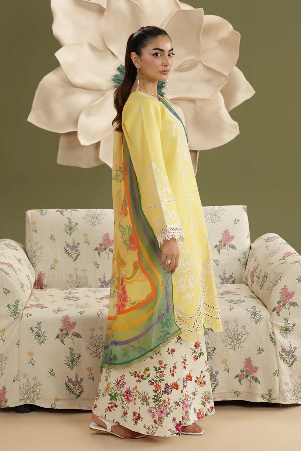 RajBari Jahaan Embroidered Lawn 3 Piece Unstitched Suit (03)